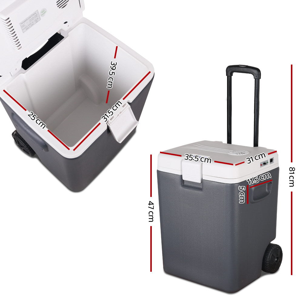 Glacio 30L Portable Cooler Fridge - Grey