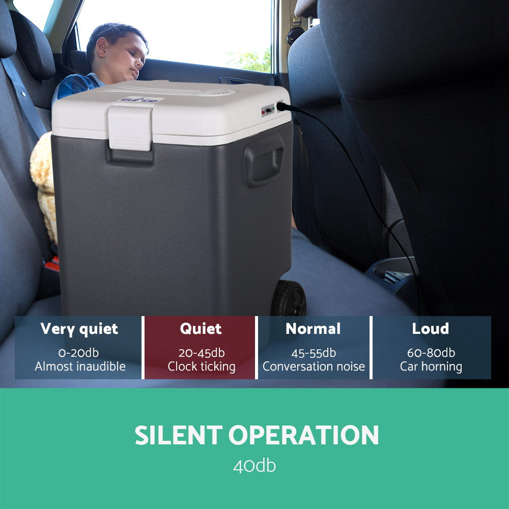 Glacio 30L Portable Cooler Fridge - Grey