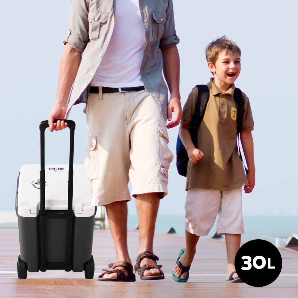 Glacio 30L Portable Cooler Fridge - Grey