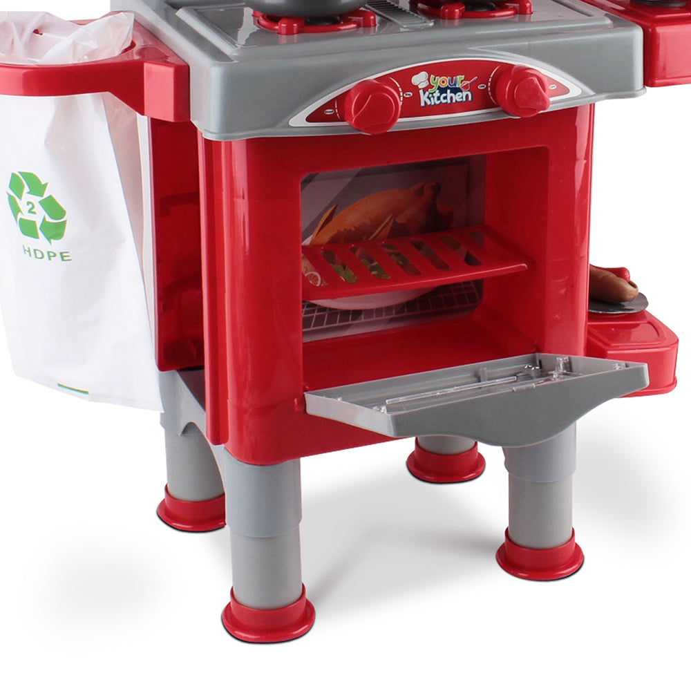 Keezi Kids Mini Chef Cookware Set - Red