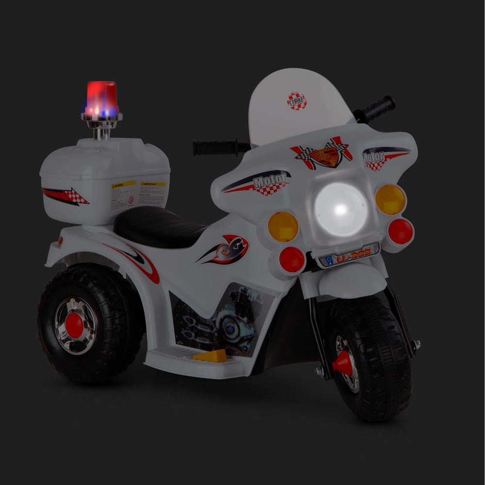 Rigo Kids Ride On Motorbike Motorcycle Car Toys White