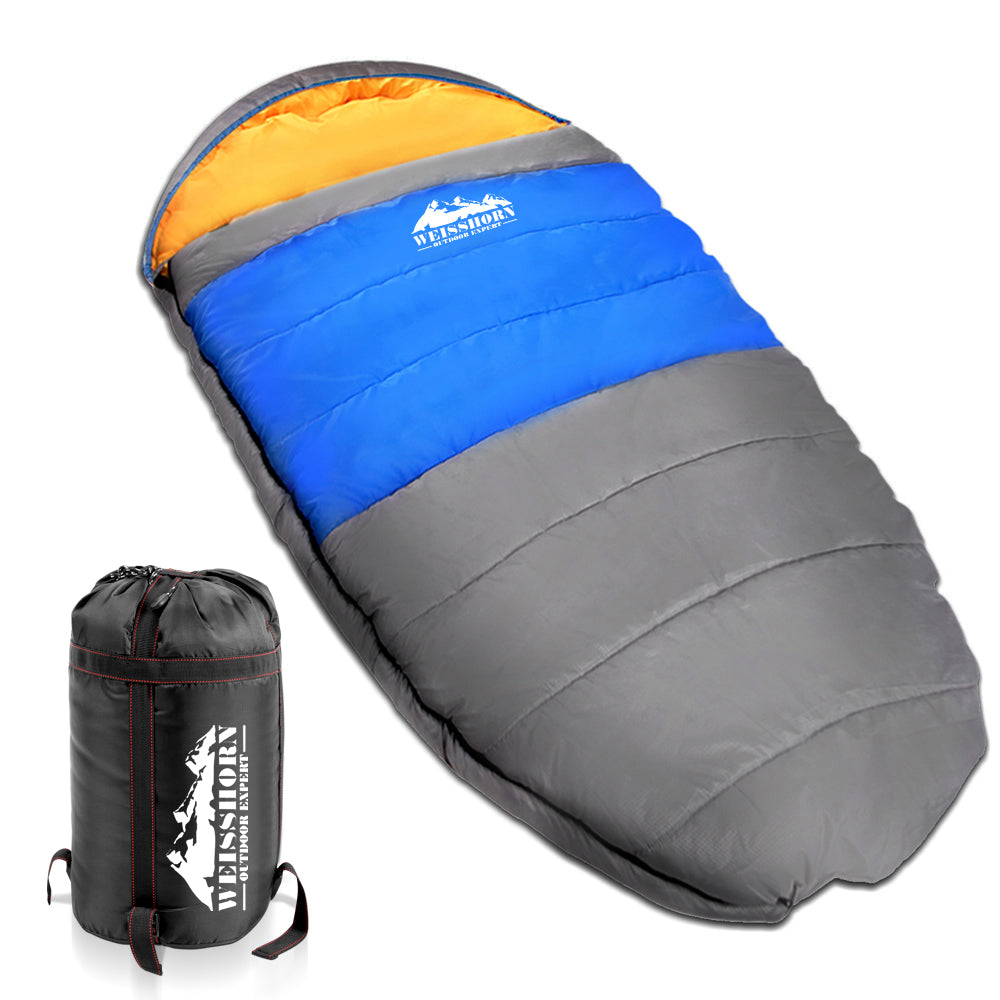 Weisshorn Extra Large Sleeping Bag - Blue & Grey