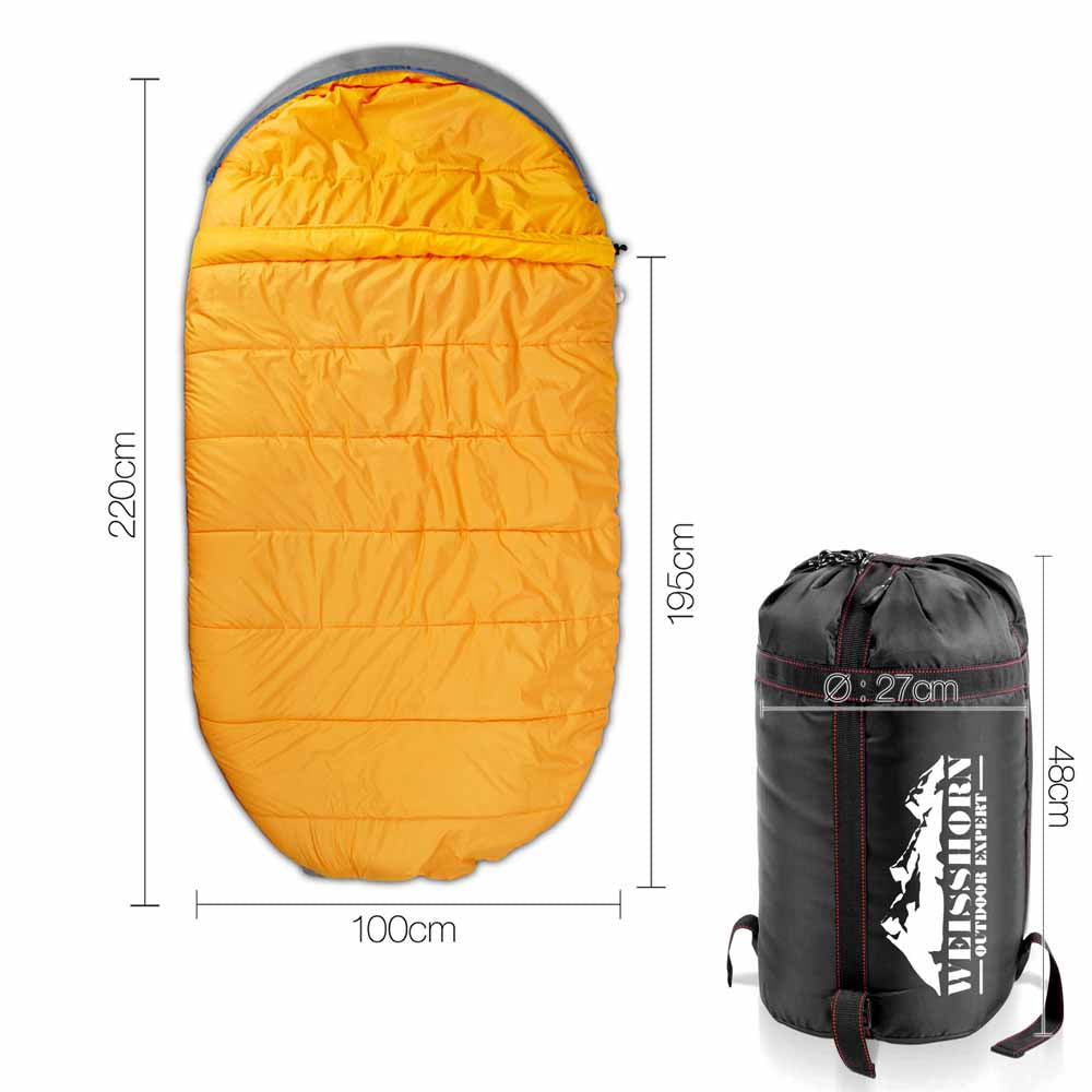 Weisshorn Extra Large Sleeping Bag - Blue & Grey
