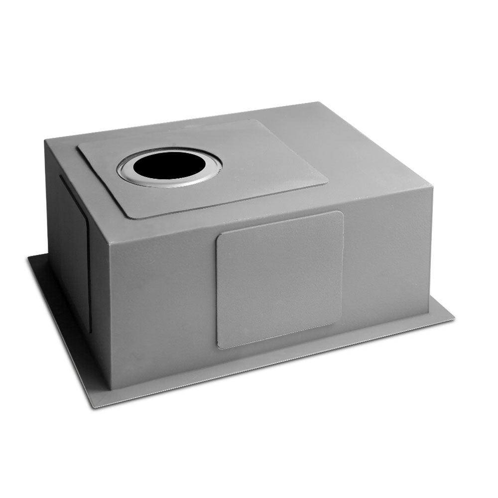 Cefito 34cm x 44cm Stainless Steel Kitchen Sink Under/Top/Flush Mount Silver