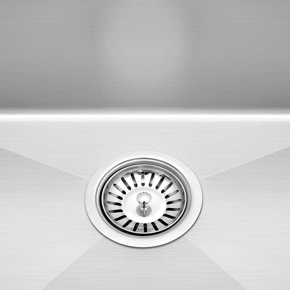 Cefito 34cm x 44cm Stainless Steel Kitchen Sink Under/Top/Flush Mount Silver