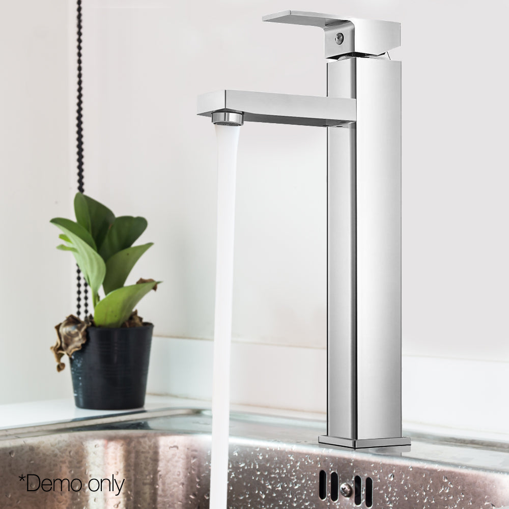 Cefito Basin Mixer Tap Faucet Silver