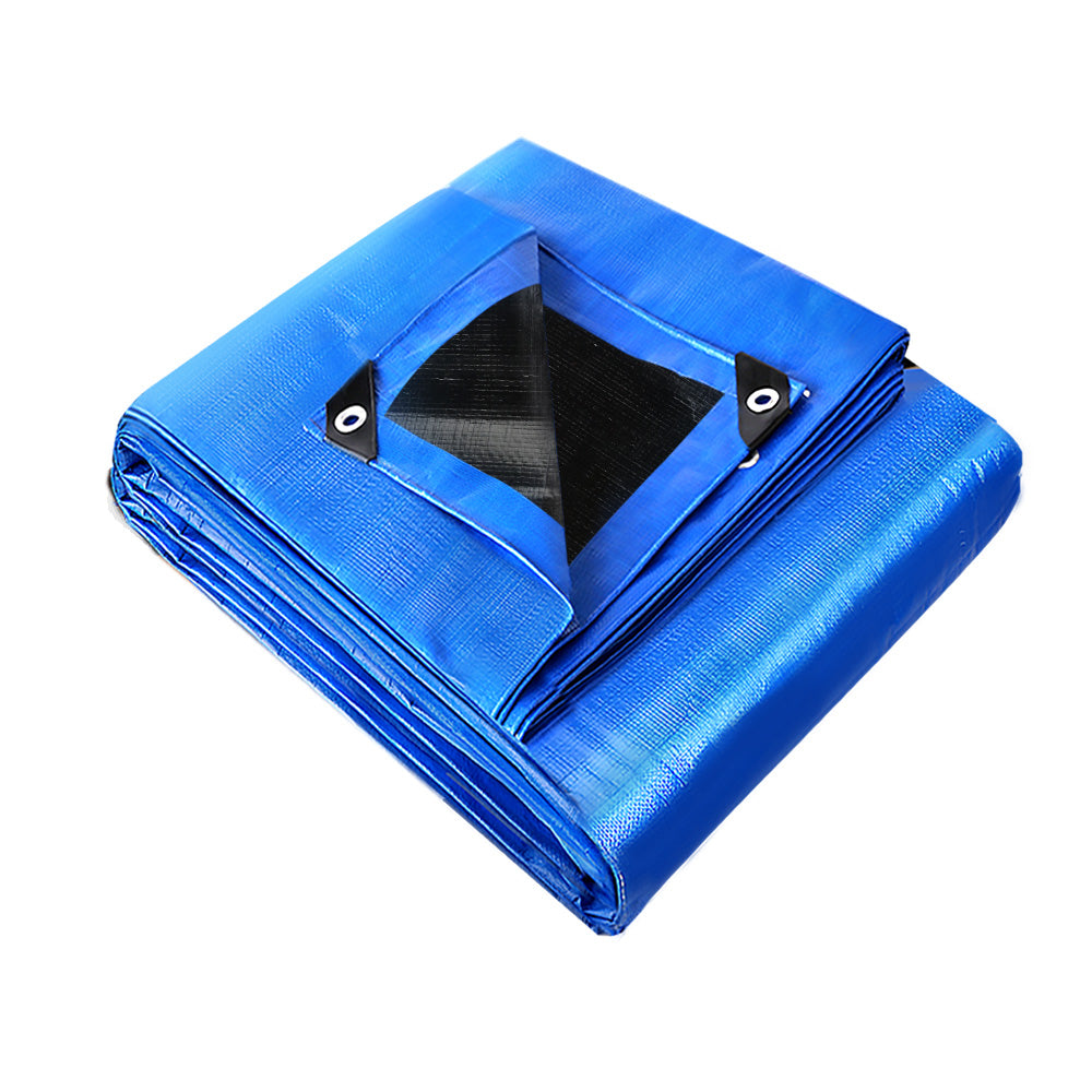 Instahut 3.6 x 7.3m Heavy Duty PE Poly Tarp