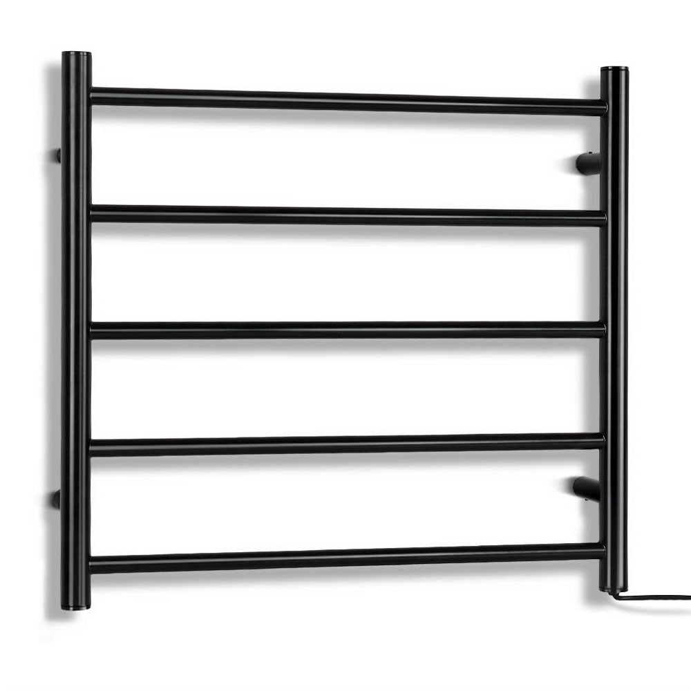 Devanti Heated Towel Rail Electric Warmer Heater Rails Holder Rack Wall Mounted