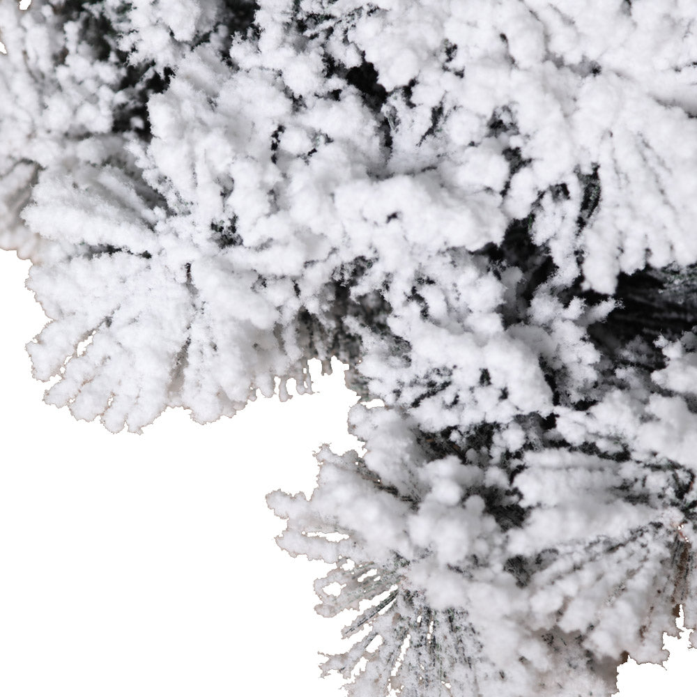 Jingle Jollys 60cm Christmas Snow Wreath