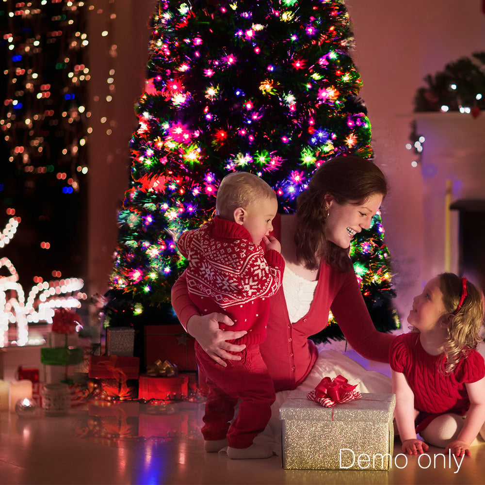 Jingle Jollys 2.1M 7FT LED Christmas Tree Multi Colour