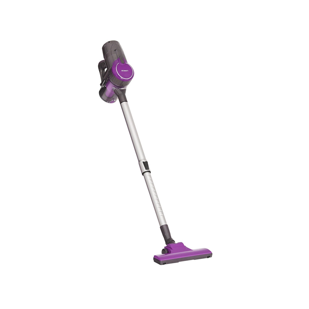 Devanti Stick Vacuum Cleaner Bagless Corded 500W Purple