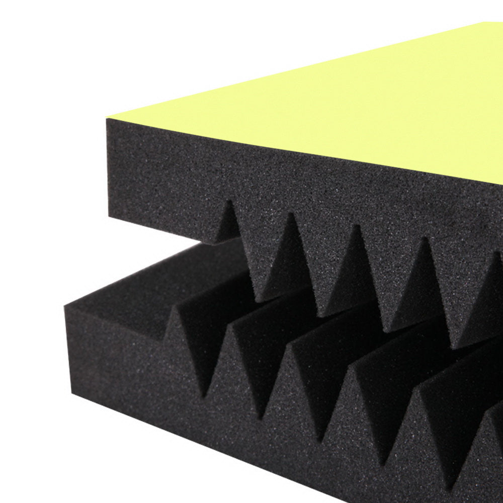 20pcs 50x50CM Studio Acoustic Foam Panel Wedge Tape