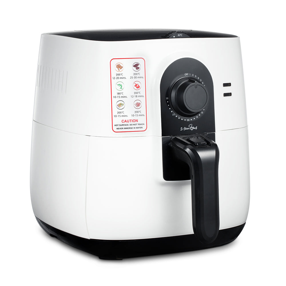 5 Star Chef 3L Oi Free Air Fryer - White