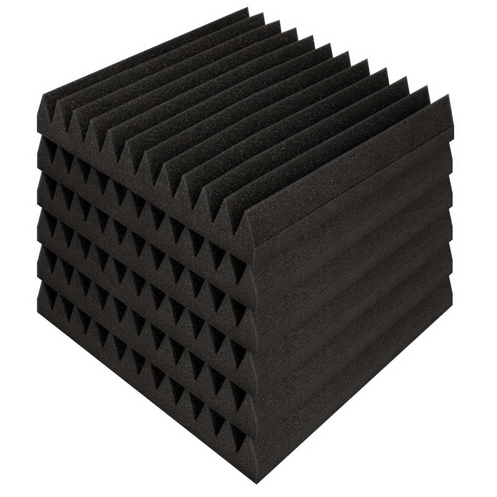 Alpha 20pcs Acoustic Foam Panels Tiles Studio Sound Absorbtion Wedge 30X30CM