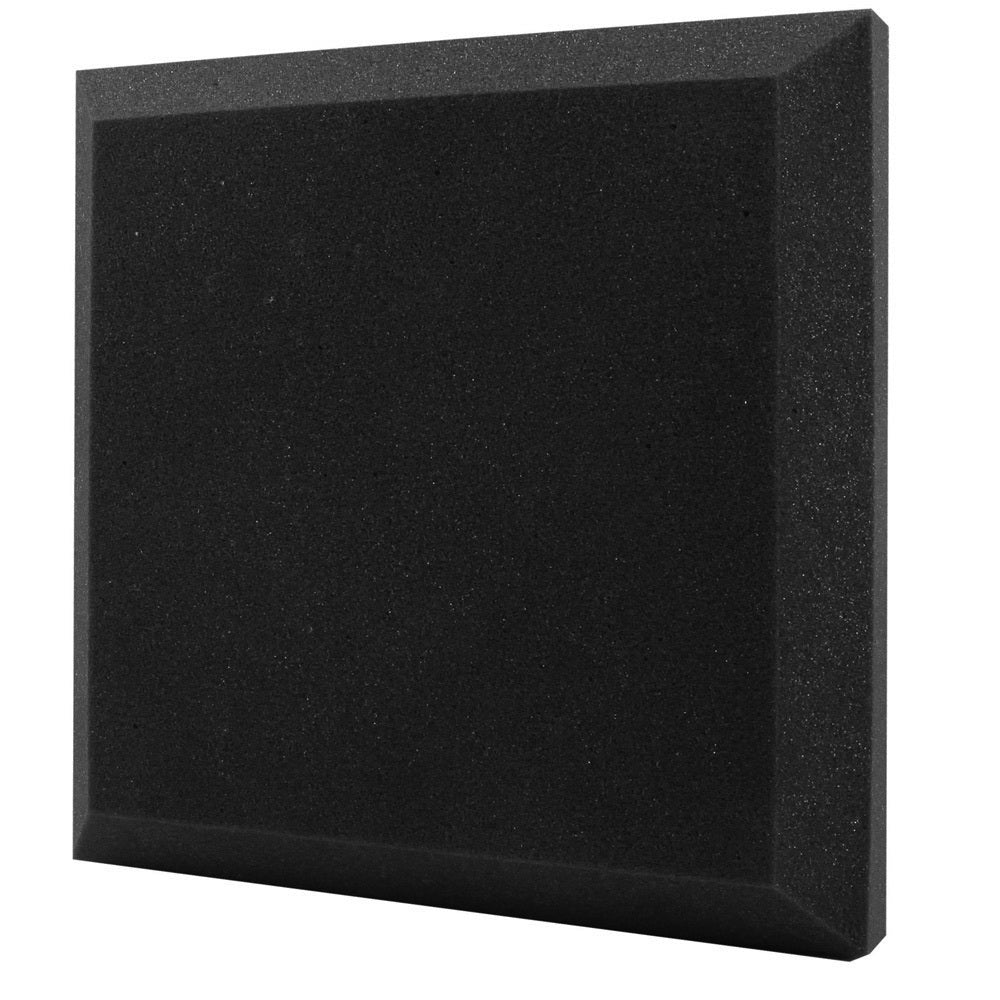 Set of 20 Flat Ceiling Acoustic Foam - Black