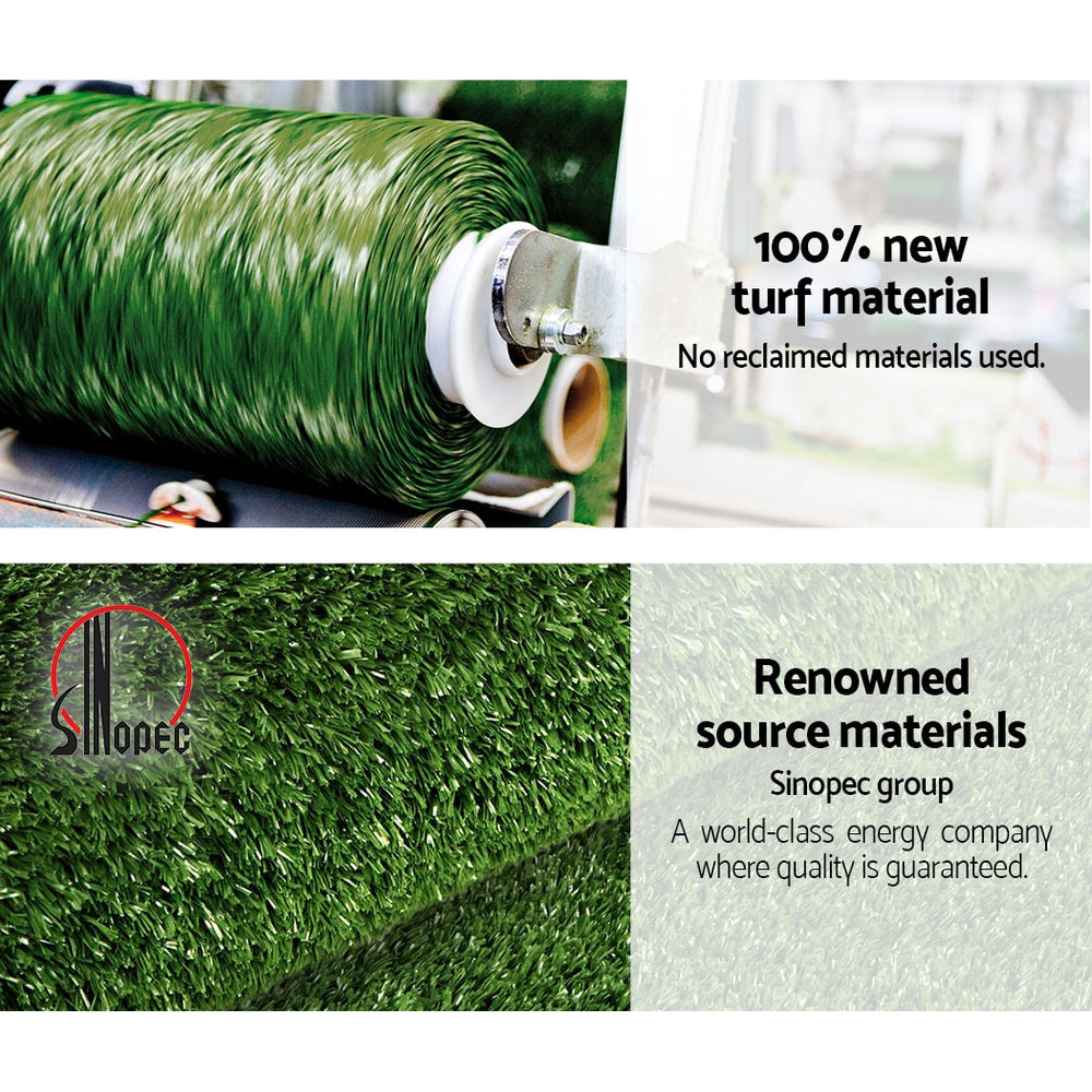 Primeturf 2x5m Artificial Grass Synthetic Fake 10SQM Turf Lawn 17mm Tape