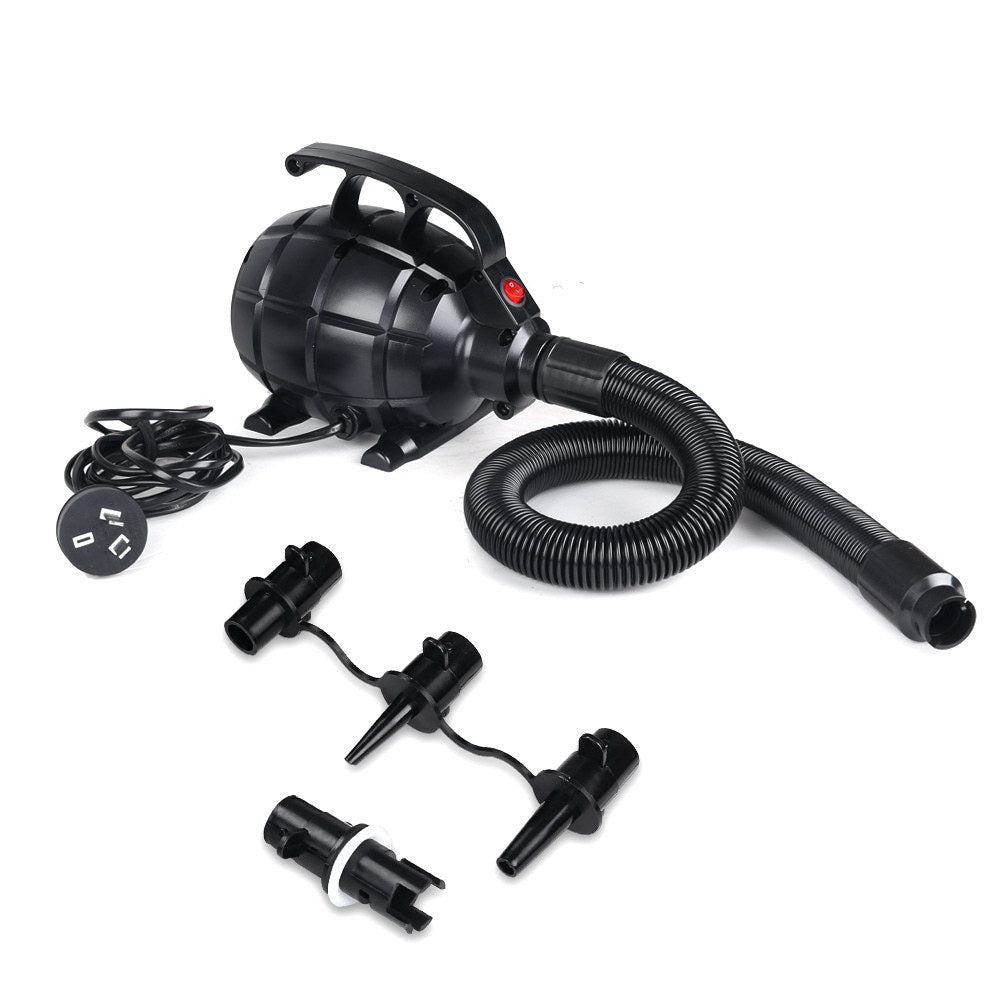 Everfit Handheld Air Pump For Air Track - Black 