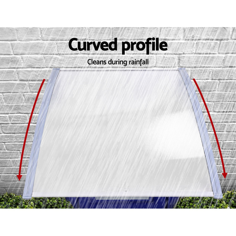 Instahut Window Door Awning Door Canopy Outdoor Patio Sun Shield 1.5mx3m DIY