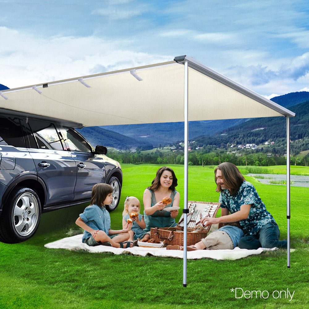 Car Shade Awning 2.5 x 3M - Beige