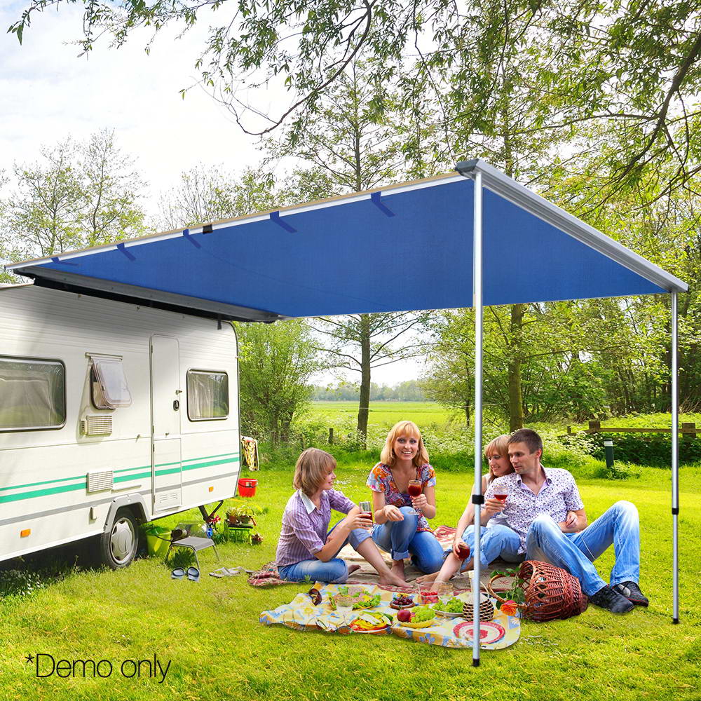 Weisshorn Car Shade Awning 2.5 x 3m - Navy