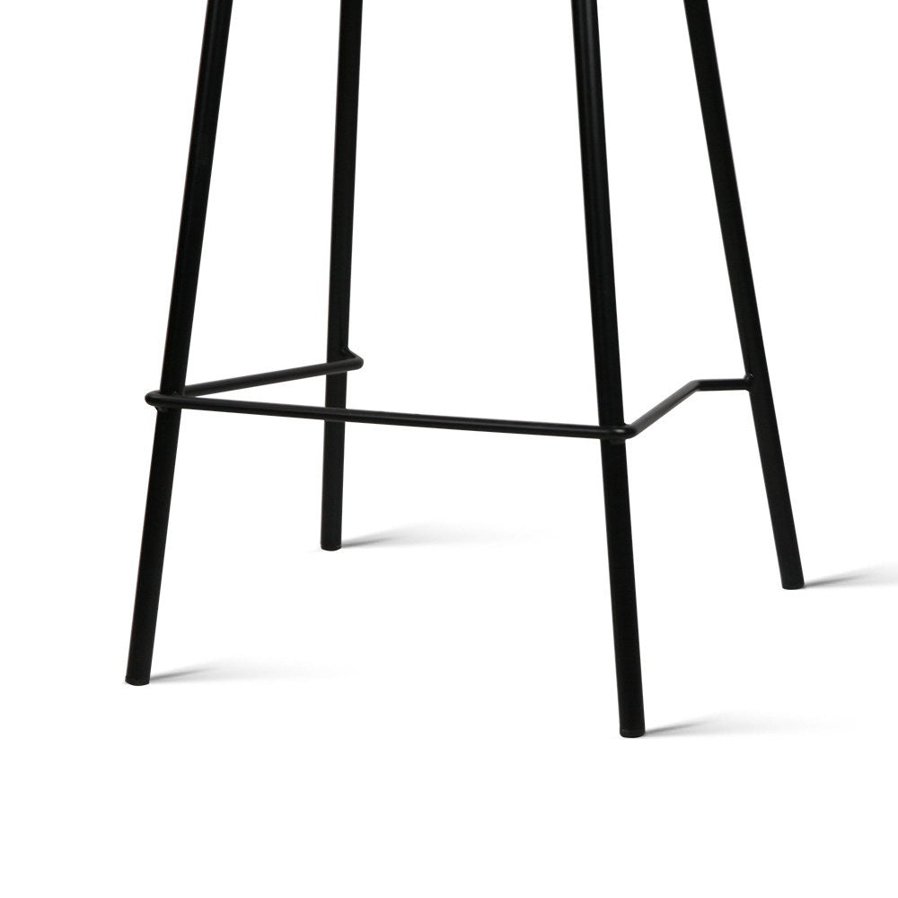 Artiss Set of 4 Metal Bar Stools - Black