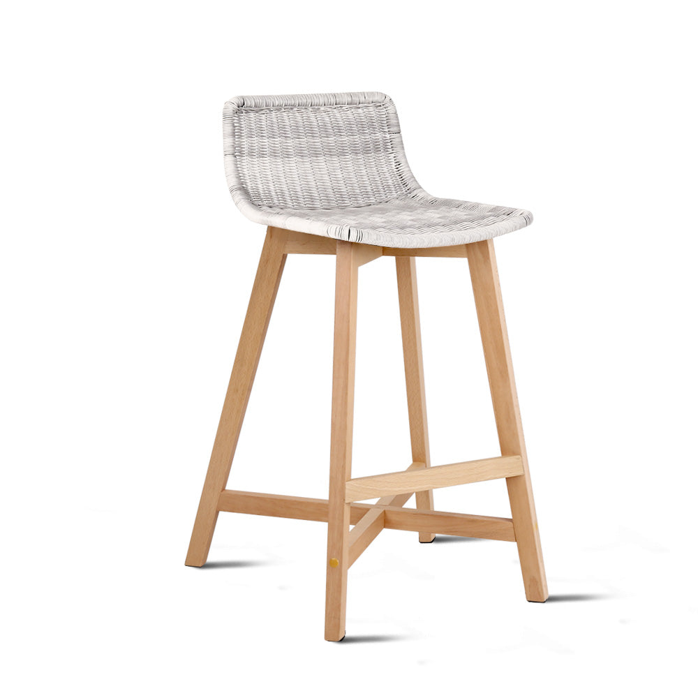 Artiss Set of 2 Reva Bar Stool - White