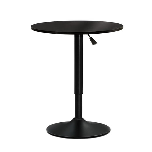 Artiss Bar Table Gas Lift Round Black