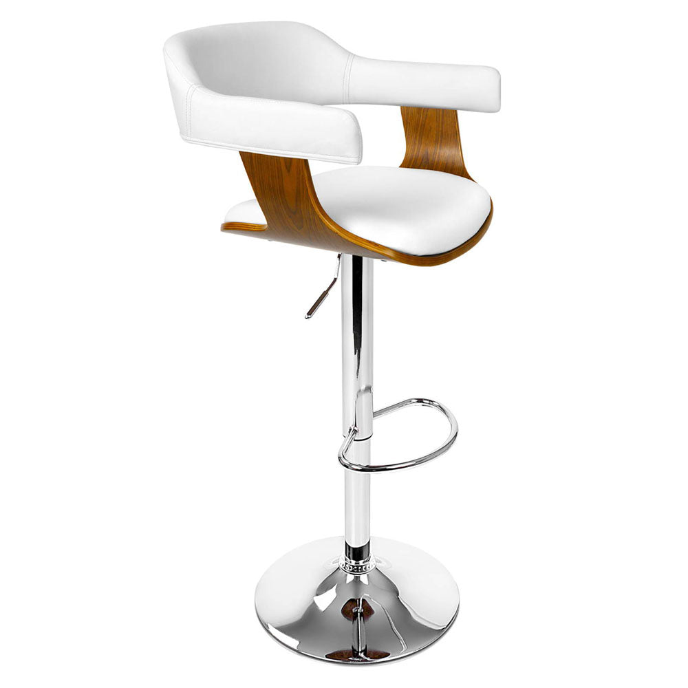 Artiss Wooden Bar Stool - White