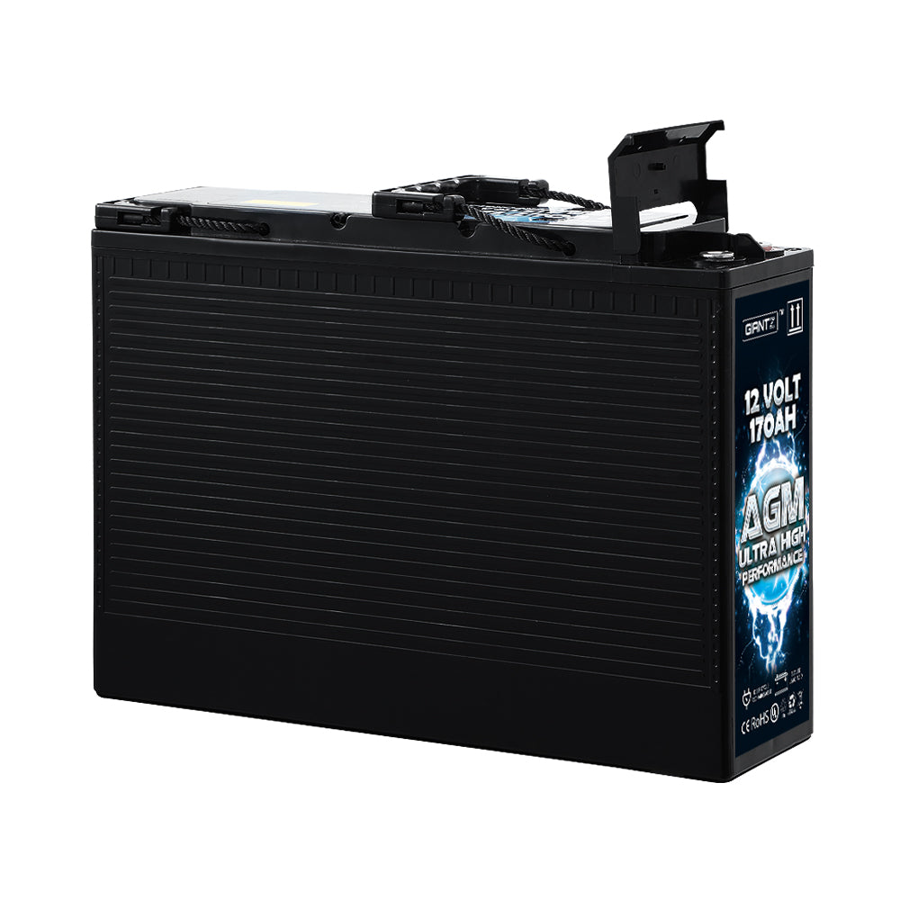 GIANTZ 12V 135AH AGM Deep Cycle Battery Portable 4WD Sealed Marine Solar Slim