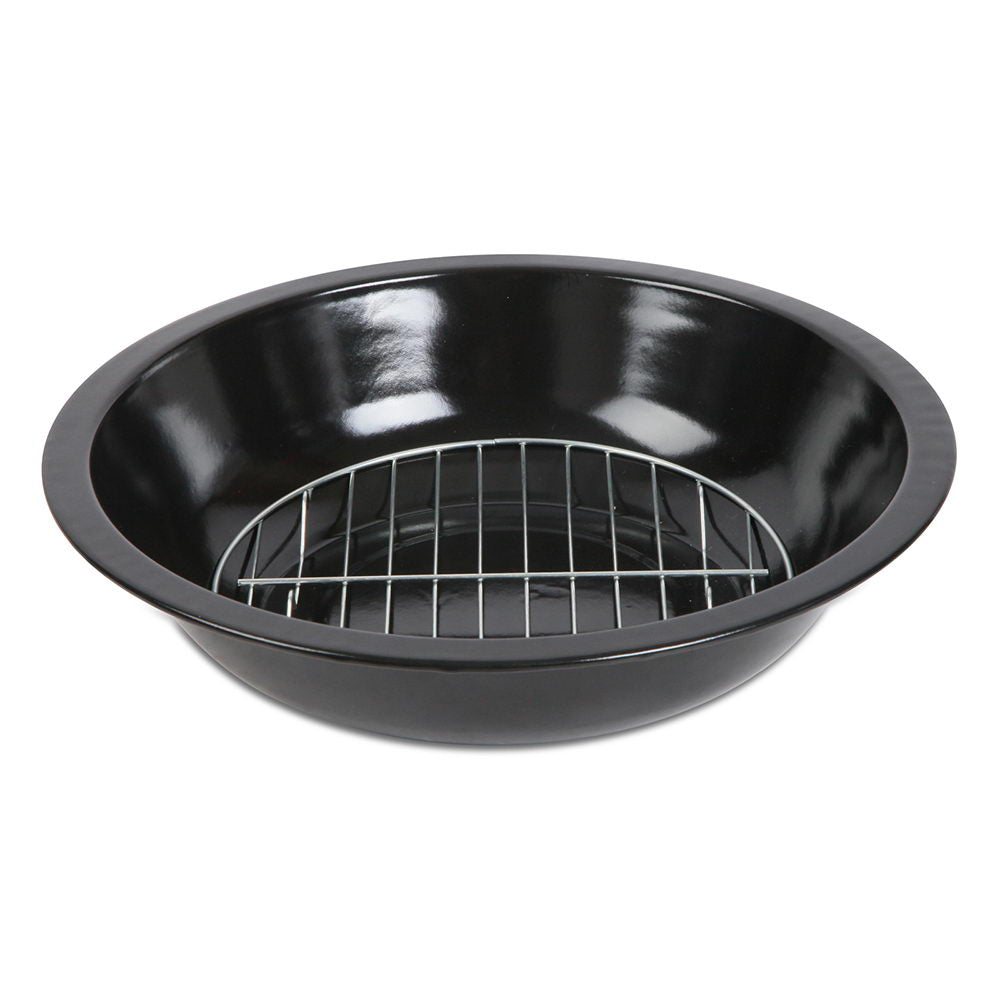 Grillz 3-in-1 Charcoal BBQ Smoker - Black