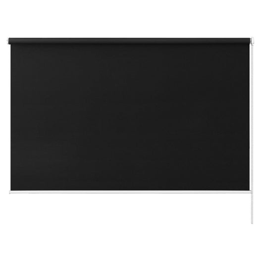 Roller Blinds Blockout Blackout Curtains Window Modern Shades 1.8X2.1M Black