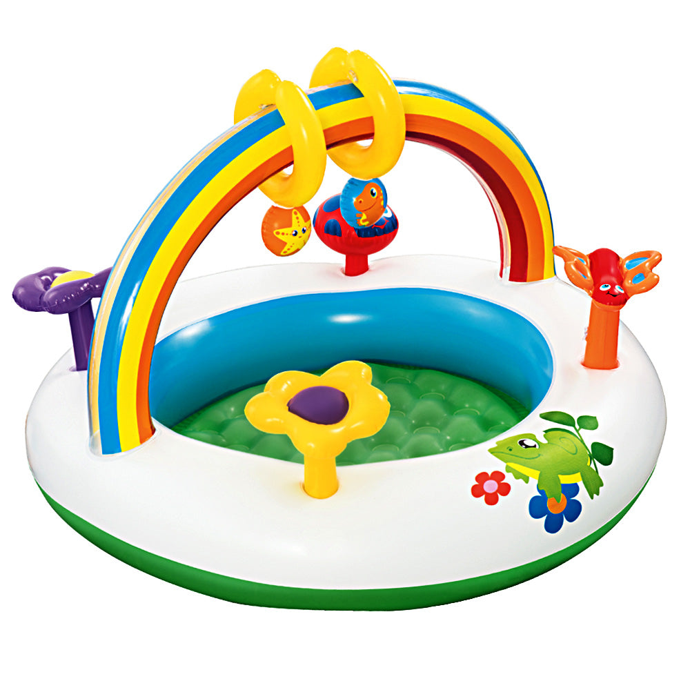 Bestway Inflatable Play Kids Pool Child Activity Gym Center Rainbow Go and Grow