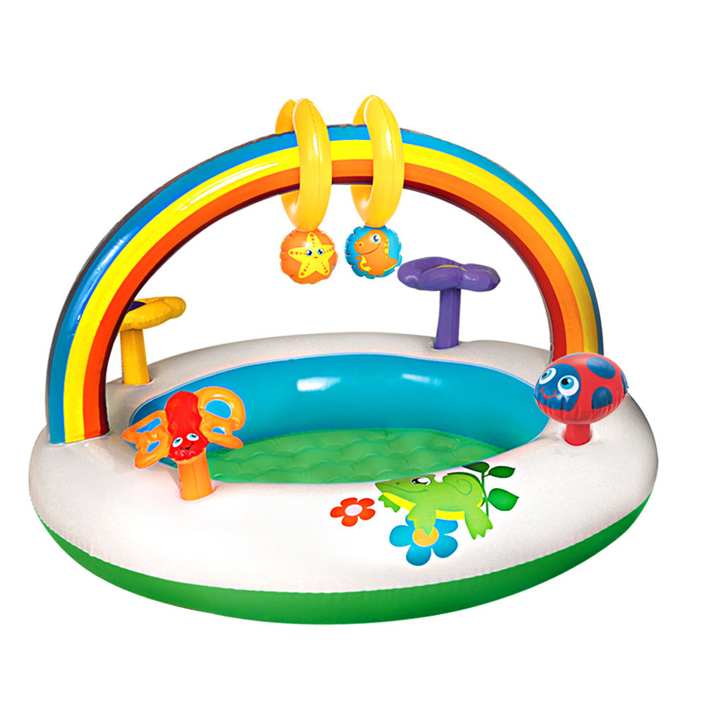 Bestway Inflatable Play Kids Pool Child Activity Gym Center Rainbow Go and Grow