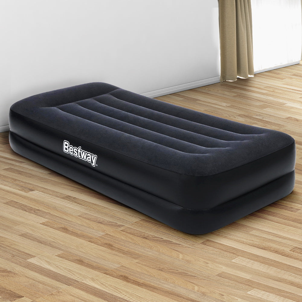 Bestway Air Mattress Bed Single Size Inflatable Camping Beds Built-in Pump