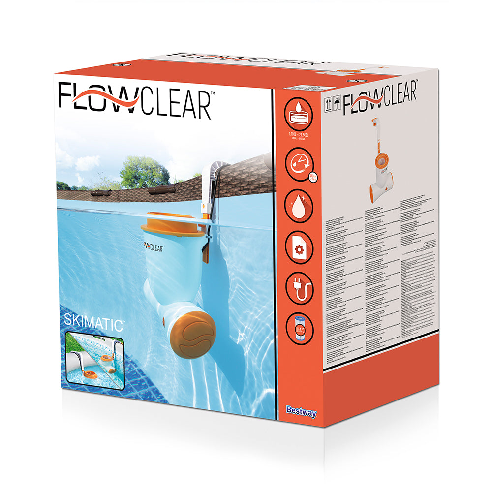 Bestway Skimatic Filter Pump Skimmer Combo Surface Skimmer Flowclear 3,947L/H