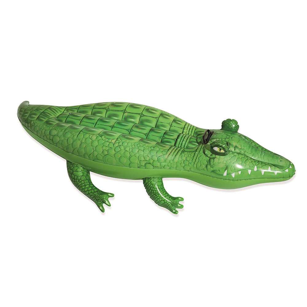 Bestway Inflatable Pool Float Crocodile Rider 168cm Pool Toy Play Pool