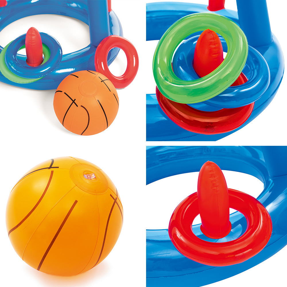 Bestway Game Float Kool Pool Pool Dunk Inflatable Basketball Hoop Set Pool Toy