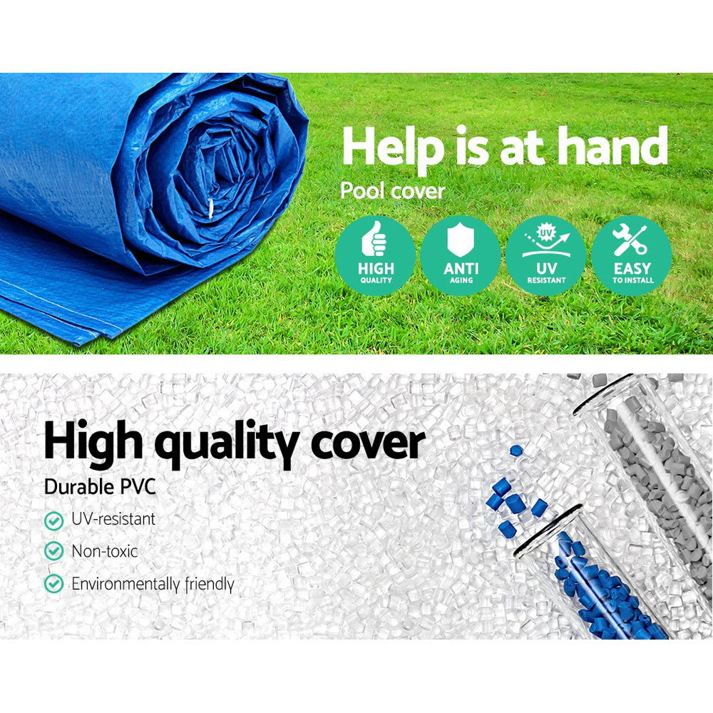 Bestway 3.66m Swimming Pool Cover For Above Ground Pools Cover LeafStop