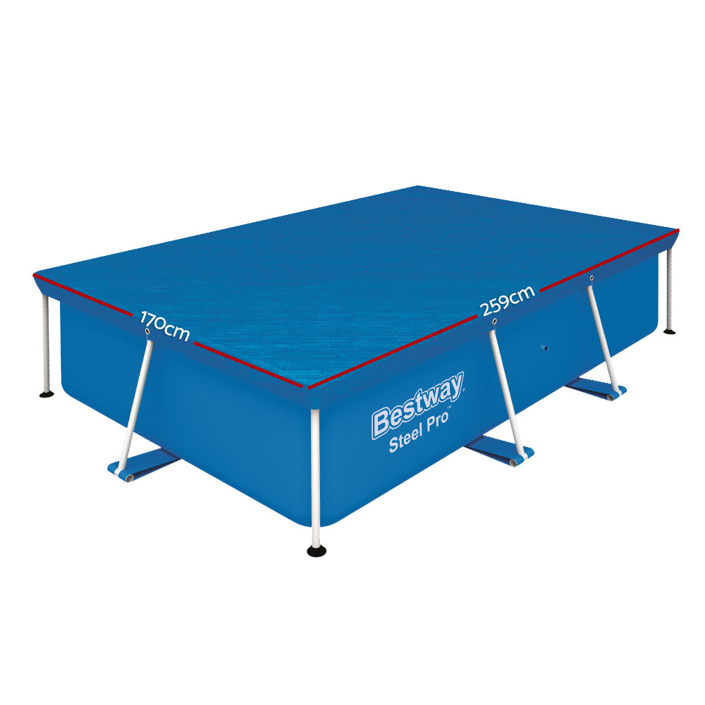 Bestway Swimming Pool Cover For 2.59mx1.7m Above Ground Pools LeafStop