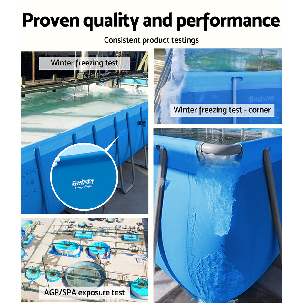 Bestway Swimming Pool Above Ground Filter Pump Steel Proâ„¢ Frame Pools 3.69M