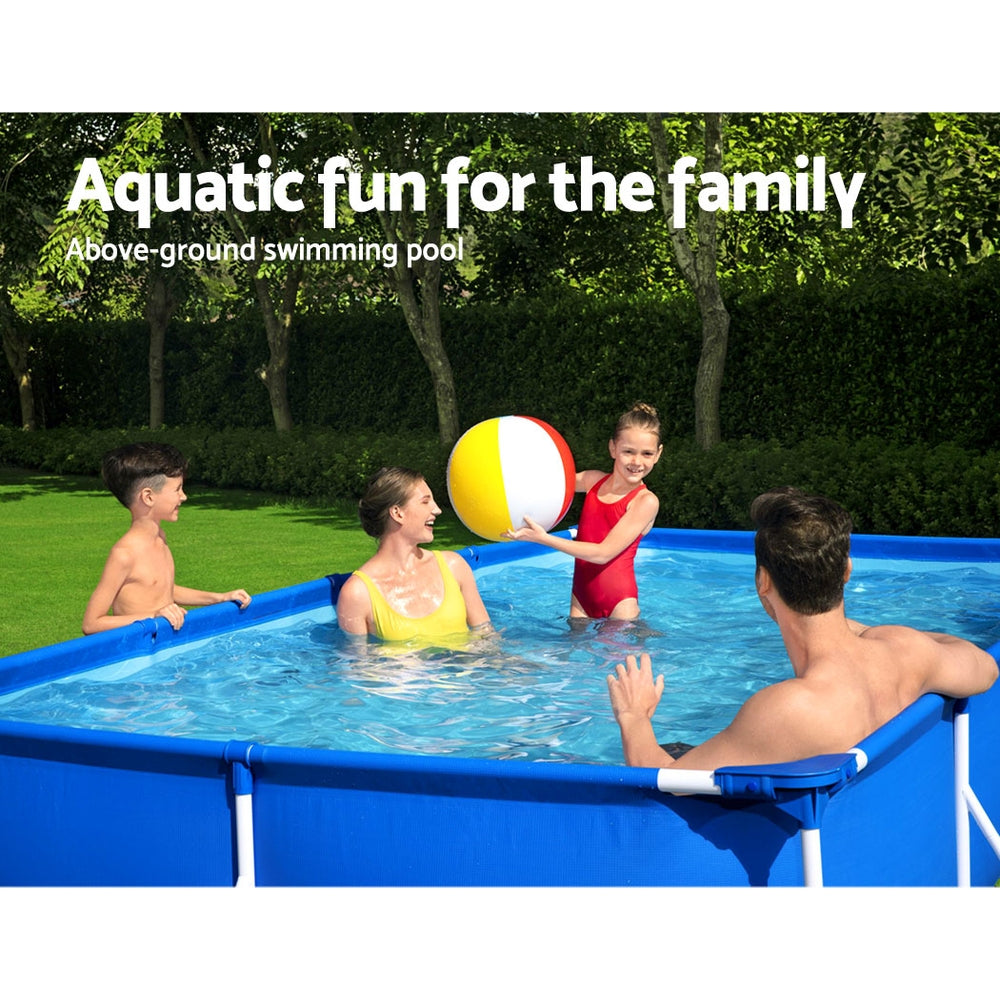 Bestway Swimming Pool 400x211x81cm Steel Frame Above Ground Pools 5700L