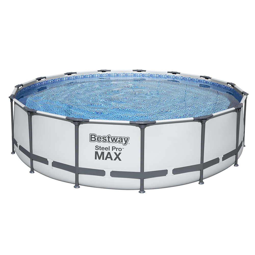 Bestway Above Ground Swimming Pool Filter Pump Steel Pro Maxâ„¢ Frame Pools 4.57M