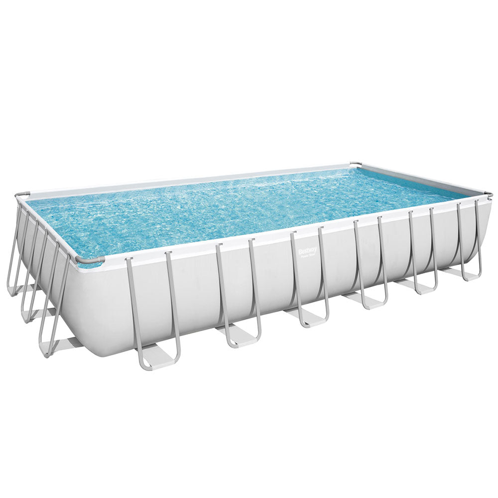 Bestway Above Ground Swimming Pool Power Steelâ„¢ Rectangular Frame Pools Filter