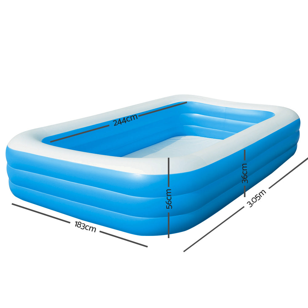 Bestway Inflatable Kids Above Ground Swimming Pool