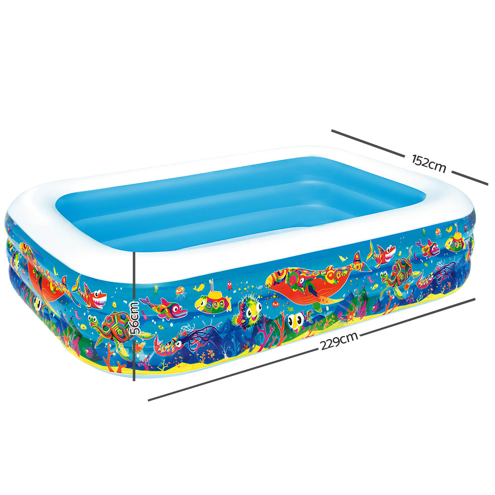 Bestway Inflatable Kids Above Ground Swimming Pool