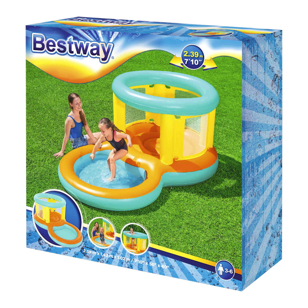 Bestway Inflatable Play Kids Pool Bouncer Jumping Castle Kid Toy Pools 2 in 1