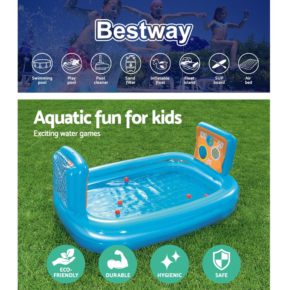 Bestway Inflatable Kids Pool Skill Shot Swimming Paddling Pool Ball Pit Game Toy