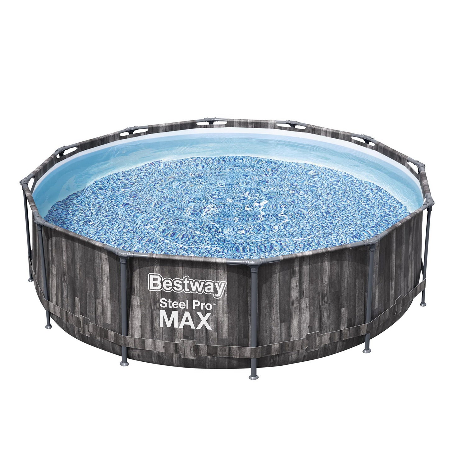 Bestway Swimming Pool Above Ground Frame Steel Pro MAX Pools Filter Pump Ladder