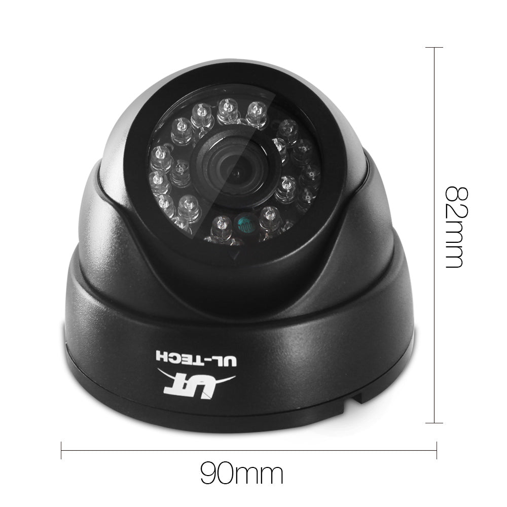 UL-tech 1080P CCTV Security System 2 Dome Camera Home HD IP 2MP Long Range 1TB Hard Disk