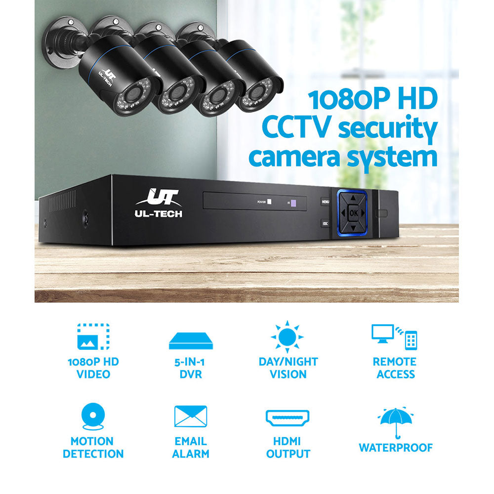 UL Tech 1080P 8 Channel HDMI CCTV Security Camera